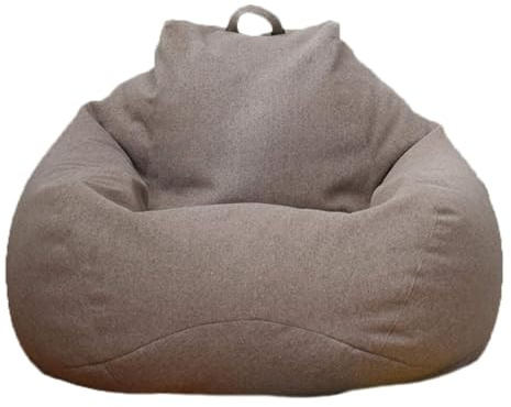 Sitzsack Tropfenform Kastanie | Bodenkissen for Kinder & Erwachsene | Indoor & Outdoor | Gaming Sitzsack - Sitzkissen - Beanbag |(Grey)