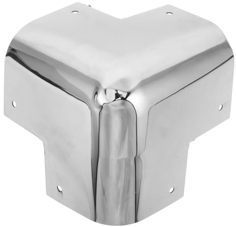 TOYZFRIENDY Eckenschutz aus Edelstahl aus Metall für LKW Ladeflächen | Silber, für Kasten Truck und Flatbed Cargo, für Transport und Umbauten