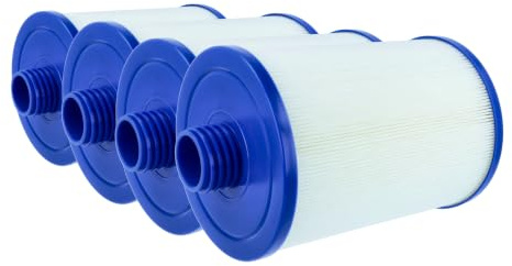 vhbw 4X Filterkartusche Ersatz für Magnum WY45 für Pool | Ersatzfilter Blau Weiß