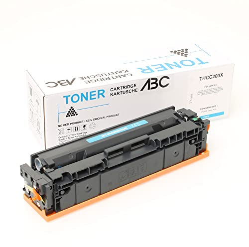 ABC Alternativ Toner Cyan für HP Laserjet Pro M254 M254dw M254nw MFP M280 M280nw M281 M281fdn M281fdw M 254 M 254dw M 254nw M 280 M 280nw M 281 M 281fdn M 281fdw HP 203A 203X CF541A CF541X