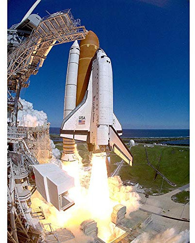 Wee Blue Coo The 66Th Space Shuttle Flight Florida Exploration Art Print Poster Wall Decor Kunstdruck Poster Wand-Dekor-12X16 Zoll