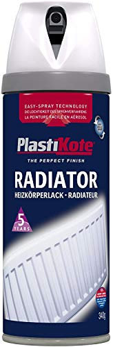 3X400ml Radiator Satin Spray Paint - White