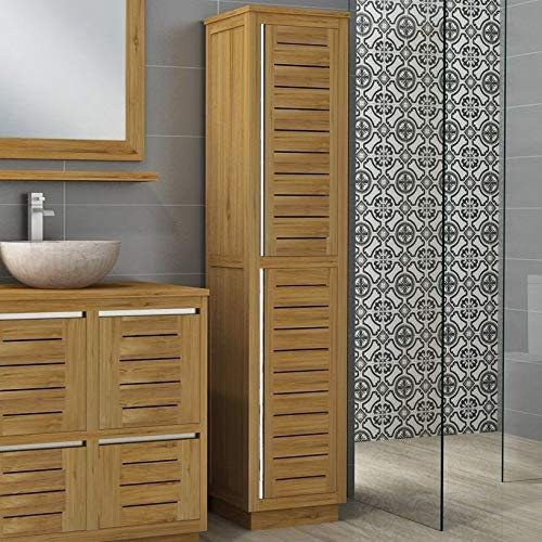 Badezimmerschrank Severa Teak Massivholz