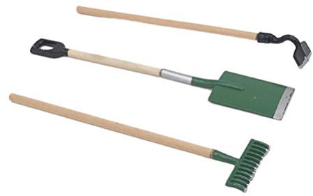3st Spielzeug Kidcraft-spielset Mini- Mini-gartengerät Mini-rechen Kind Schaufel Mit Holzgriff Hacke Bambus
