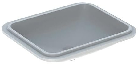 Geberit VariForm Unterbauwaschtisch rechteckig, 500x400mm, ohne Hahnloch, ohne Überlauf, 500.767.01.2, Farbe: Weiß