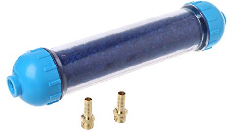 smallJUN Accessori per purificatore deumidificatore con Filtro per essiccatore d'Aria 450 generatore di ozono Generatore di ozono Cilindro essiccatore Blu e Viola e Trasparente
