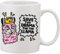 Taza de cerámica con texto en inglés Save The Drama for The Llama Queen Llama Showing Tongue