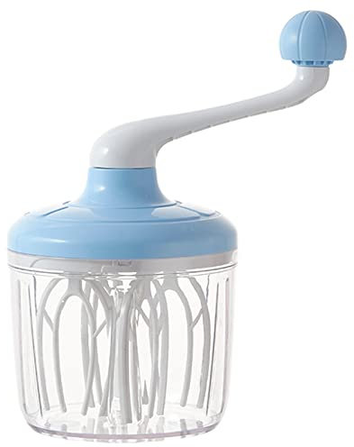 Shovel Batidor de Huevos de manivela, Manual Crema De Huevo Batidor De 1200ML, Batidora Manual, Varillas De Batir para Crema