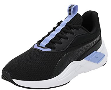 PUMA LEX NOVA Shine WN's Straßen-Laufschuh, Black-Elektro Purple White, 38 EU