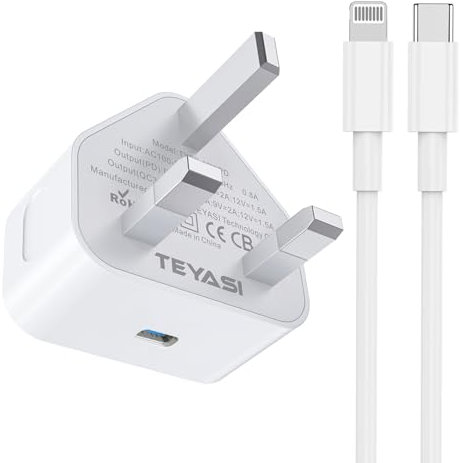 iPhone Fast Charger Plug and Cable 20W for iPhone 14/14 Pro Max/13/13 Pro/12/12 Pro/SE/11/11 Pro/10/XR/8/8 Plus,New USB C to Lightning Charging Cable and Plug,Type C Plug and Lead