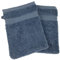 Sue Rossi Face Cloth Wash Mitt Set, 100% Organic Turkish Combed Cotton, 600GSM Thick With Hanging Loop, Size 16cm x 21cm, Flannel Glove Pack Soft & Absorbent (Pacific Blue, 2)