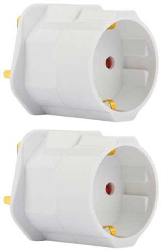 Adaptador de Enchufe Inglés a Español/Europeo BIGMIX® | Fácil de Usar, Ligero y Compacto sin comprometer su Durabilidad