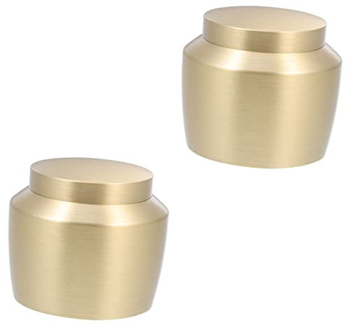 2Pcs Tea Containers Storage Jars for Loose Leaf Tea Tea Leaf Holders with Airtight Lids Stylish Jars for Kitchen and Pantry
