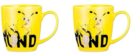 Borussia Dortmund, Keramik, BVB-EMMA-Tasse (Packung mit 2)