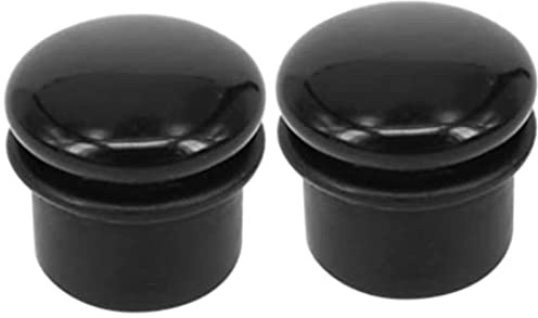Daesar Plugs 18MM, Ohrringe Tunnel Acryl Schwarz Rund Ohr Expander Set Piercing Tunnel Plug