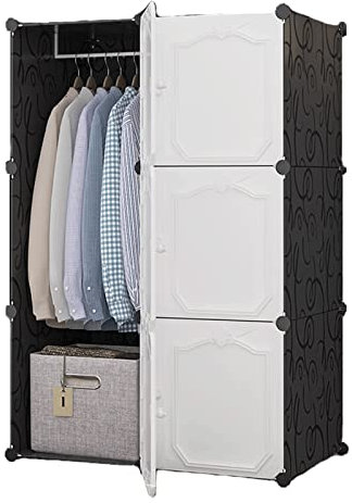 CHEMYO Armarios portátiles Armarios portátiles Armarios Combinados Armarios Plegables con Puertas y Varillas Armarios modulares Armarios de Almacenamiento en Cubos Armarios de Almacenamiento en Cub