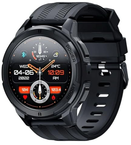 OUKITEL Smartwatch BT10-BK/OL Schwarz