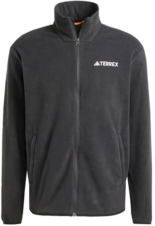 adidas Herren Terrex Multi Essentials Full Zip Fleece Jacket, Black, 3XL