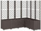 vidaXL Jardinière avec Treillis Marron 160x120x140 cm PP