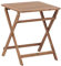 Garten Beistelltisch Akazienholz Hellbraun klappbar Lattenoptik 60x60 cm Paraggi