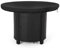 Housse de protection ronde pour plaque de feu, 100 cm, imperméable et anti-UV 420D, noire, pour plaque de cuisson, plaque de cuisson et tonneau à feu