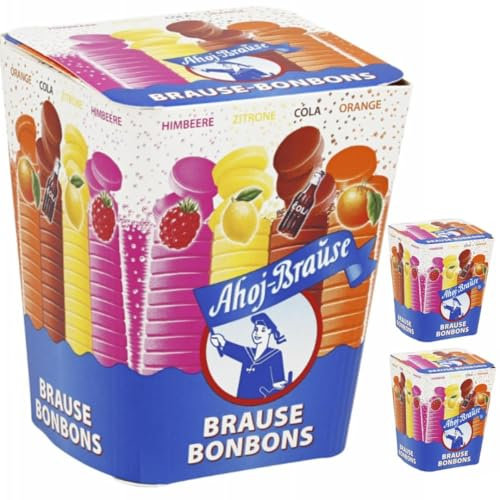 Frigeo Ahoj-Brause Brause-Bonbons 125 gramm x 3 Stück mit Pufai