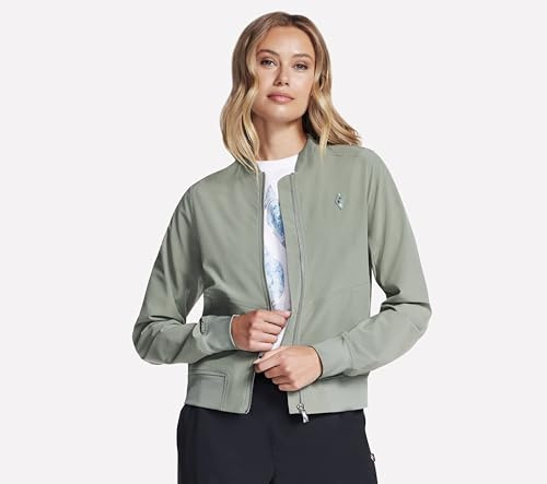 Skechers Women's Uptown Jacket, Agave Green, M