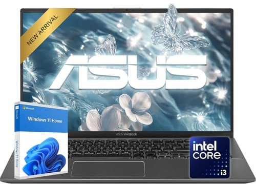 ASUS Vivobook 15 Laptop | Intel Core i5 | 12GB DDR4 RAM | 512GB PCIe SSD | 15.6 FHD 1080p Display | Windows 11 Pro | Thin & Portable Laptop for Students and Business