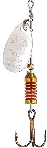 MEPPS - Cuiller speciale peche a la truite Aglia (ARGENT X1, 1)