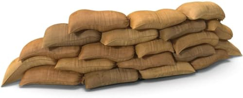 PDL – Pegdev Hessian Sandbags for Flood Protection – Sacks, Sand Bags, Floods, Sacks, Flooding, Jute. (25)