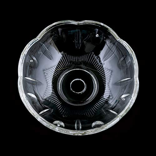 Maria Theresia Bol lumineux en forme de bobeche Ø 100 mm Trou de cristal 10 mm Lustre