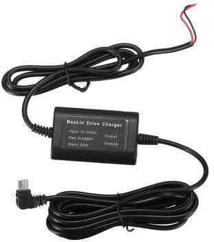 PeroFors DC 12V-23V À 5V Mini Micro USB Port Câble De Voiture Dur Câble Chargeur De Voiture Appareil Photo Téléphone GPS Pad - Micro USB