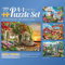 Bits and Pieces 4-in-1 Multi-Pack 1000 Teile Puzzles für Erwachsene - Scenic Beauty Collection von Künstler Alan Giana, fertige Puzzlegröße: je 50,8 x 68,6 cm