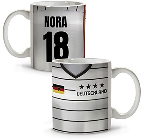 LolaPix Tasse Allemagne. Tasse personnalisée. Cadeau Tasse. Cadeaux personnalisés. Diverses équipes nationales. Allemagne