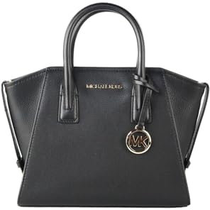MICHAEL Michael Kors Avril Small Logo Top-Zip Satchel - Black