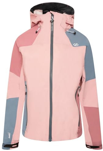 Dare2b Damen Checkpoint IIIJkt Jacke, Puderrosa/Mesa Rose/Blaustein, 46