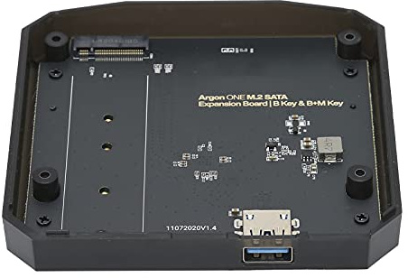 SSD Board for Raspberry Pi, Protective Case Enclosure USB3.0 To Sata Adapter M.2 Expansion Boards PCB for Nanosound ONE Case for Argon ONE V2
