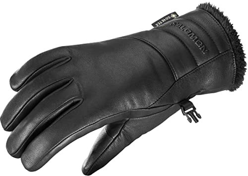 Salomon Native Gore-Tex Handschuhe Damen, Wetterschutz, Style, Einfach zu benutzen, Deep Black, S