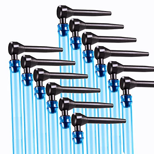 Ahornsirup-Baum-Gewindeschneid-Set, 12-teiliges Ahornbaum-Extraktor-Werkzeug-Set mit 12 Wasserhähnen (Spiles zum Klopfen von Bäumen) und 12 59,9 cm Sirup-Sammelröhren für Ahornsirup-Zubehör