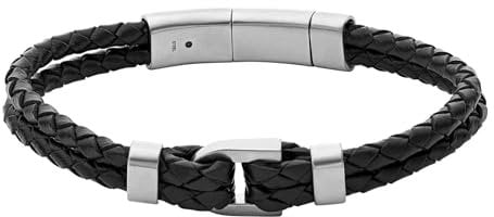 Fossil Armband Für Männer Heritage, Innenlänge: 180~195mm Silber Edelstahlarmband, JF04202040