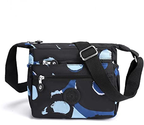 Simcat Schulterhandtaschen für Damen - Crossbody-Tasche aus Nylon mit mehreren Taschen, Kuriertasche für Damen, große Kapazität, für Frauen, Ehefrau, Mutter, Buchstabenaufdruck, Einheitsgröße