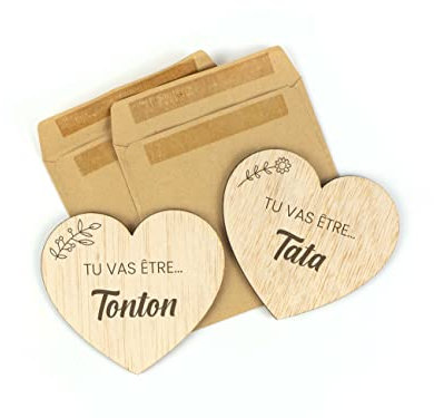 CONTRAXT Idée cadeau annonce grossesse oncle et tante. Tu vas etre oncle et tante Idee carte kit cadeau fête naissance futur oncle et tante annonce grossesse naissance (Oncles)