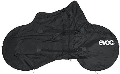 EVOC BIKE RACK COVER Mountainbike, praktische Fahrradplane (handliche Fahrradabdeckung, E-Bike Schutzhülle, Wetterschutz Fahrrad, Maße: 80 x 215 x 135 cm, Gewicht: 1100 g), Black