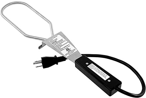 Allumeur de charbon de bois tout électrique, allume-charbon de coco pour cuisinière électrique 600 W, allume-feu électrique à charbon de bois en acier inoxydable, technologie de chauffage rapide