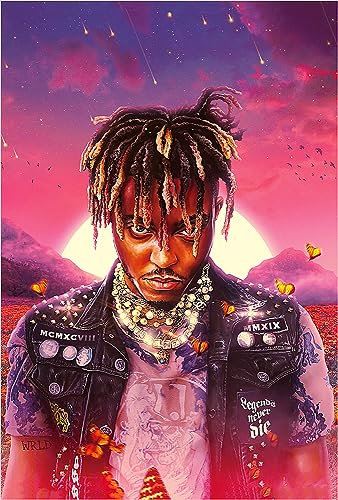Generic Kunstdruck auf Leinwand, Motiv Sänger, Super Star, Rapper, Rockband, 40 x 60 cm, ungerahmt (7)