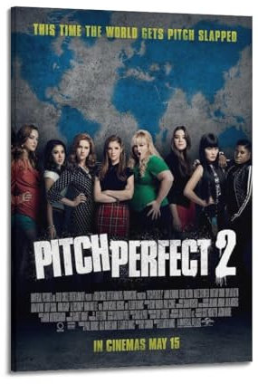 VZRSQZK Pitch Perfect 2 Filmposter, dekoratives Gemälde, Leinwand-Wandposter und Kunstdruck, modernes Familienschlafzimmer-Dekor-Poster, 20 x 30 cm