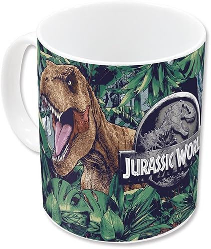 ILS I LOVE SHOPPING Tazza in ceramica per Bambini in confezione regalo (per Jurassic World)