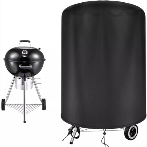 Weber Housse de protection en tissu Oxford 210D imperméable pour table ronde, barbecue, barbecue à gaz (77 x 58 cm)