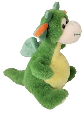 Inware Drache grün/gelb 21 cm Plüschdrache Plüschtier