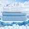 HOMFINE Kühldecke Doppelseitig Kühlende Decke - Leichte Kühldecke für Menschen Q-Max > 0,4 Sommerdecke Kühlend Selbstkühlende Decke Sommer Decke Cooling Blanket für Bett, Blau, 150 x 230 cm